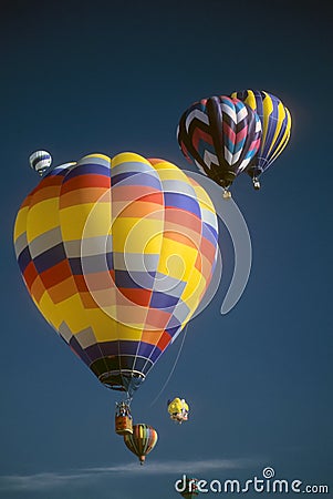 Hot air balloons Stock Photo