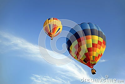 Hot air balloons 5 Stock Photo