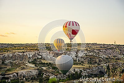 Hot air balloons Stock Photo