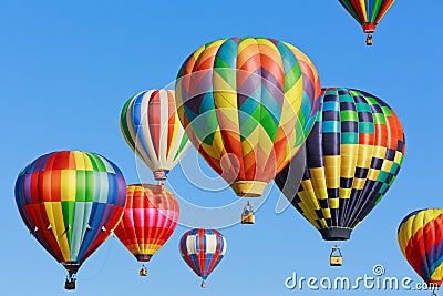 Hot air balloons Stock Photo