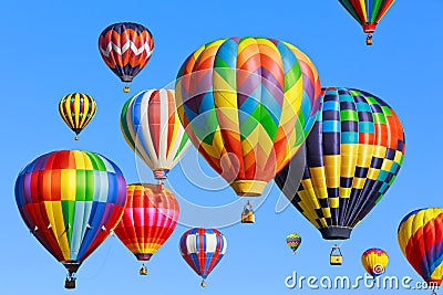 Hot air balloons Stock Photo