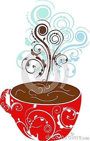 Hot chocolate Vector Illustration