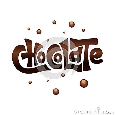 Hot chocolate logo - vector illustration, emblem design Cartoon Illustration