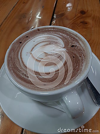 Hot Chocolate for starts your day Stock Photo