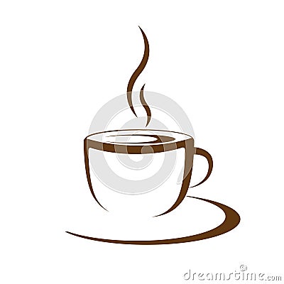 Hot coffee cup vector Vector Illustration