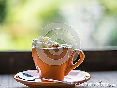 Hot coffee Stock Photo