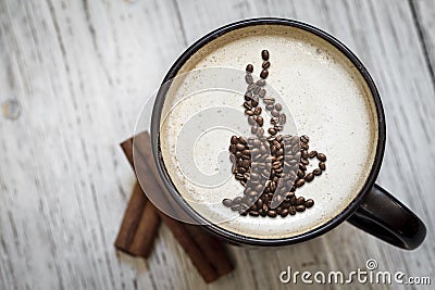 Hot Coffee Drink Stock Photo