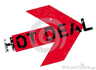 Hot deal stamp Vector Illustration