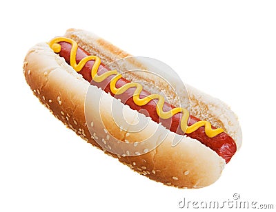 Hot dog Stock Photo