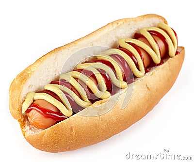 Hot dog Stock Photo