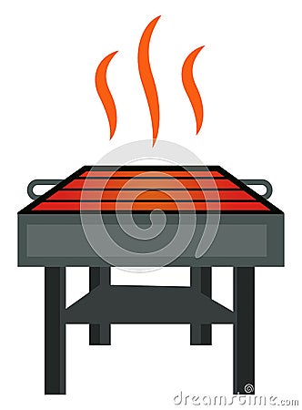 Hot griller, illustration, vector Vector Illustration