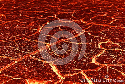 Lava crack background Stock Photo