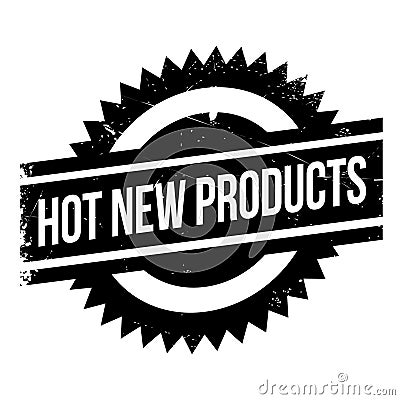 Hot New Products rubber stamp Vector Illustration