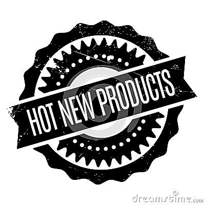 Hot New Products rubber stamp Vector Illustration