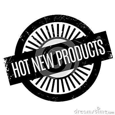 Hot New Products rubber stamp Vector Illustration