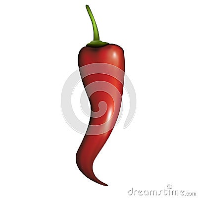 Hot paprika Vector Illustration