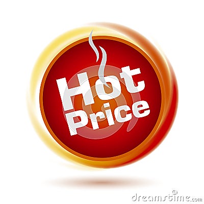 Hot Price Icon Vector Illustration