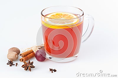 Hot punch drink Stock Photo