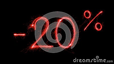 Hot sale 20 procent off Stock Photo