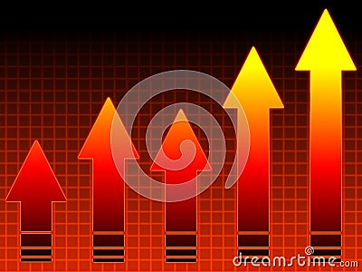 Hot sales: graph Stock Photo