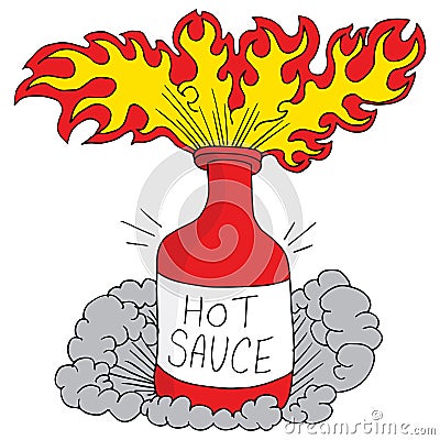 Hot Sauce Vector Illustration