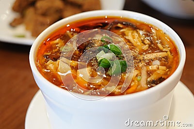 Hot and sour soup Stock Photo
