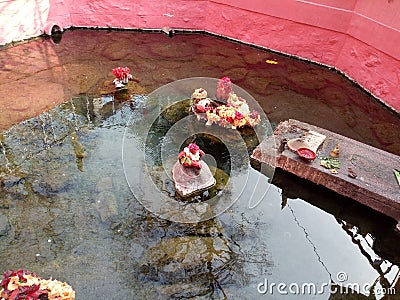 Hot spring in India named Taptapani Stock Photo