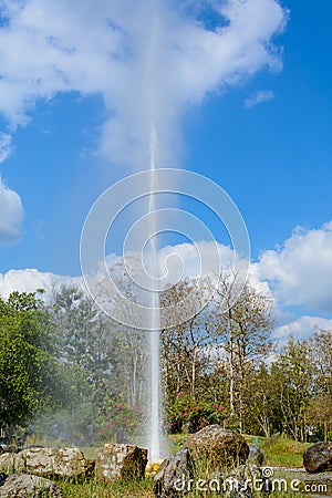 Hot spring, Thailand Stock Photo