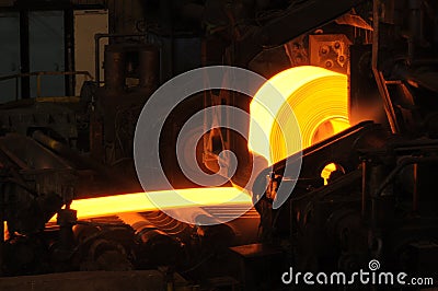 Steel Roll Stock Photo