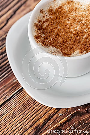 Hot tasty sahlep Stock Photo