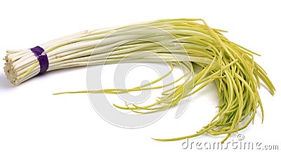 Hotbed chives Stock Photo