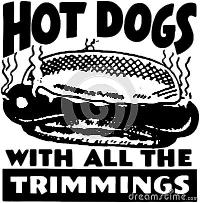 Hotdogs Vector Illustration