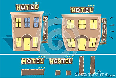 Hotel Vector Illustration