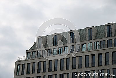 Hotel Adlon, Berlin, Roof section Stock Photo