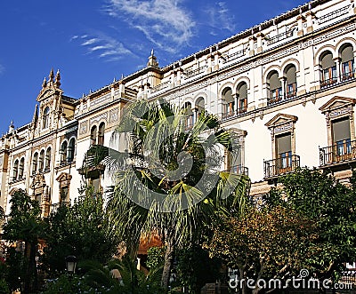 Hotel Alfons XIII, Seville Stock Photo