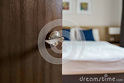 Hotel, apartmen or Condominium room interior Stock Photo