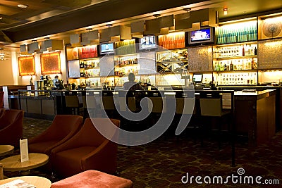 Hotel bar restaurant Editorial Stock Photo