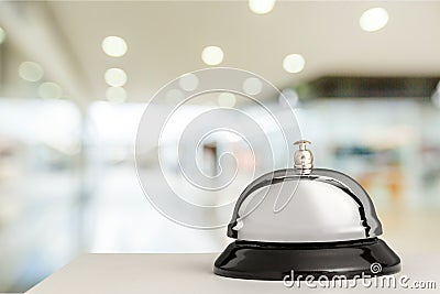 Hotel bell Stock Photo