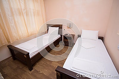 Hotel complex Dzhubga in Sochi. There are many sanatoriums, some buildings are being renovated Editorial Stock Photo