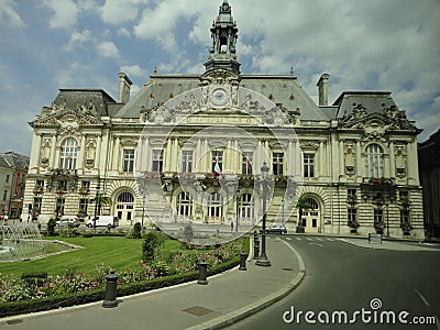 Hotel de Ville in Paris Editorial Stock Photo