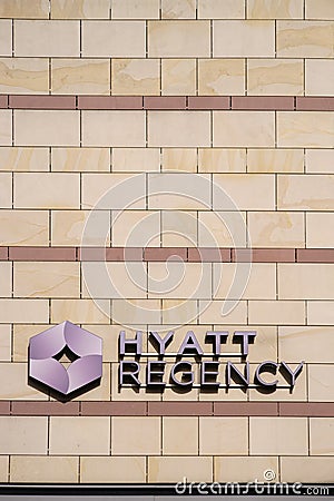 Hotel Hyatt Regency Mainz Editorial Stock Photo
