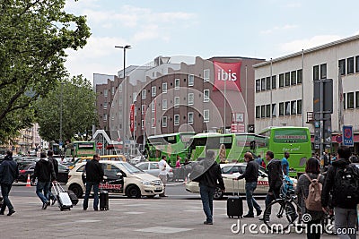 Hotel Ibis. Heidelberg, Germany. Editorial Stock Photo