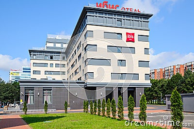 Hotel Ibis. Kaliningrad Editorial Stock Photo