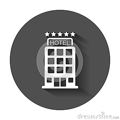 Hotel icon. Vector Illustration