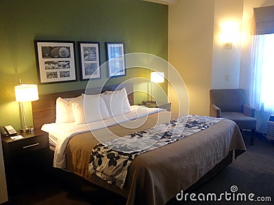 Hotel interior in Canada Editorial Stock Photo