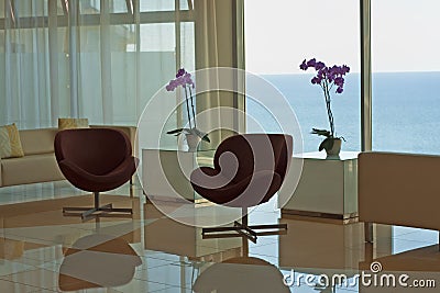 Hotel interior. Stock Photo