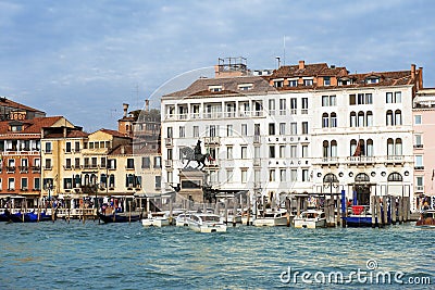 Hotel Londra Palace in Venice, Italy Editorial Stock Photo