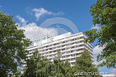 Hotel Maritim in TravemÃ¼nde Editorial Stock Photo