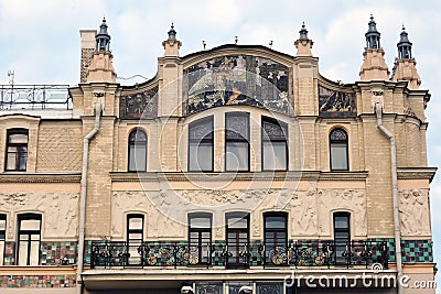 Hotel Metropol, famous historic building, luxury hotel and restaurant Editorial Stock Photo