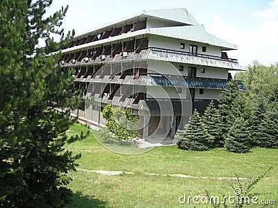 Hotel, Ivo Andric, Nobel, Moravica Sokobanja Serbia Stock Photo